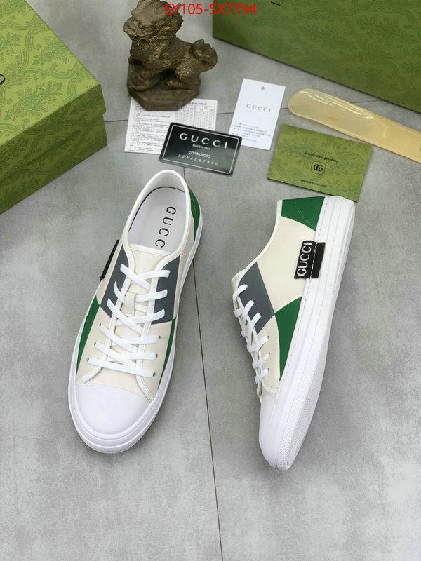 Men Shoes-Gucci best knockoff ID: SX7794 $: 105USD