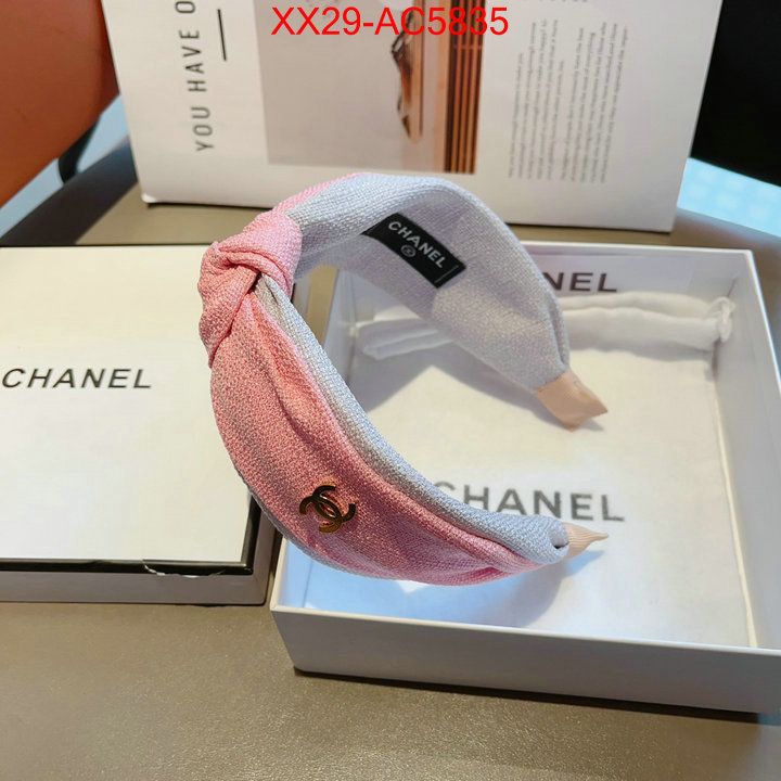 Hair band-Chanel how quality ID: AC5835 $: 29USD