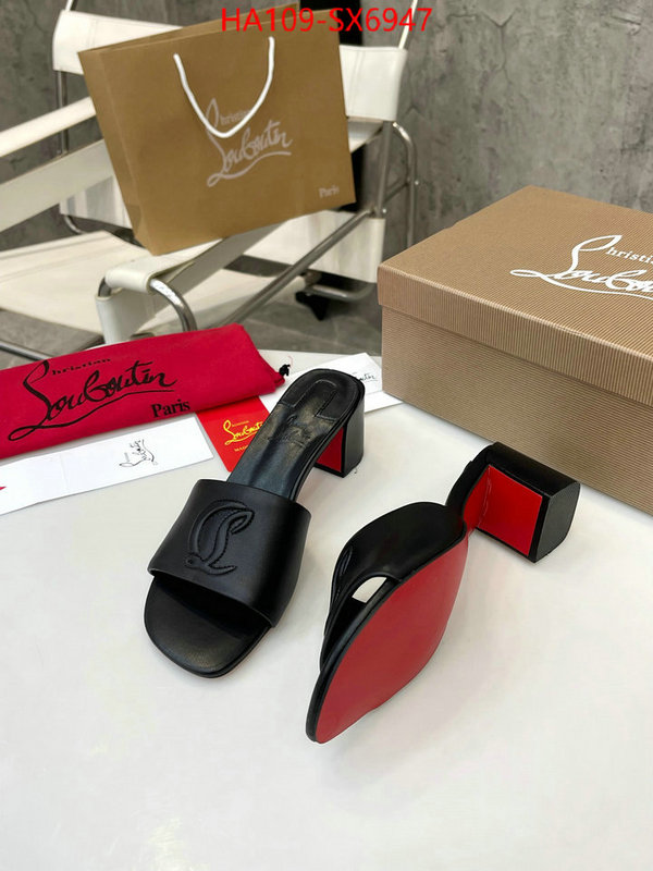 Women Shoes-Christian Louboutin designer fake ID: SX6947 $: 109USD