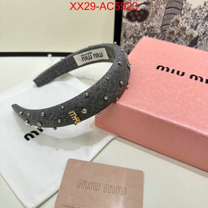 Hair band-MIU MIU buy the best replica ID: AC5923 $: 29USD