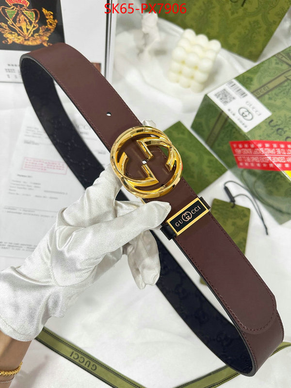 Belts-Gucci top ID: PX7906 $: 65USD