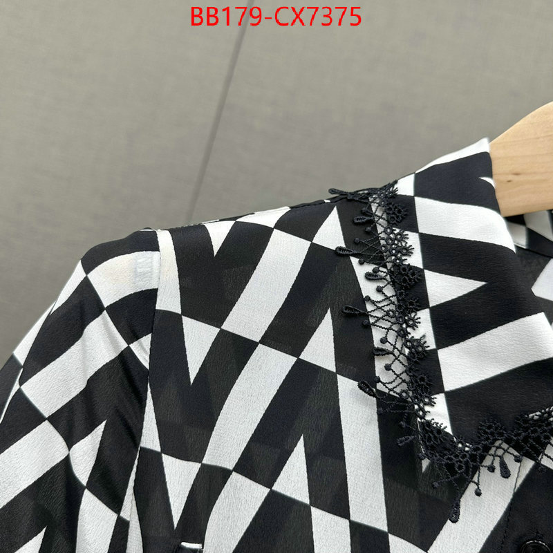 Clothing-Valentino shop designer replica ID: CX7375 $: 179USD