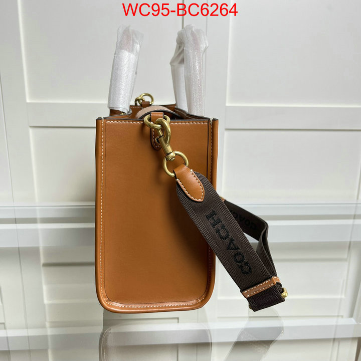 Coach Bags(4A)-Handbag- at cheap price ID: BC6264 $: 95USD,