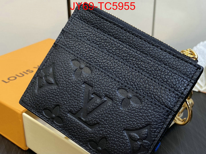 LV Bags(TOP)-Wallet luxury fashion replica designers ID: TC5955 $: 69USD,