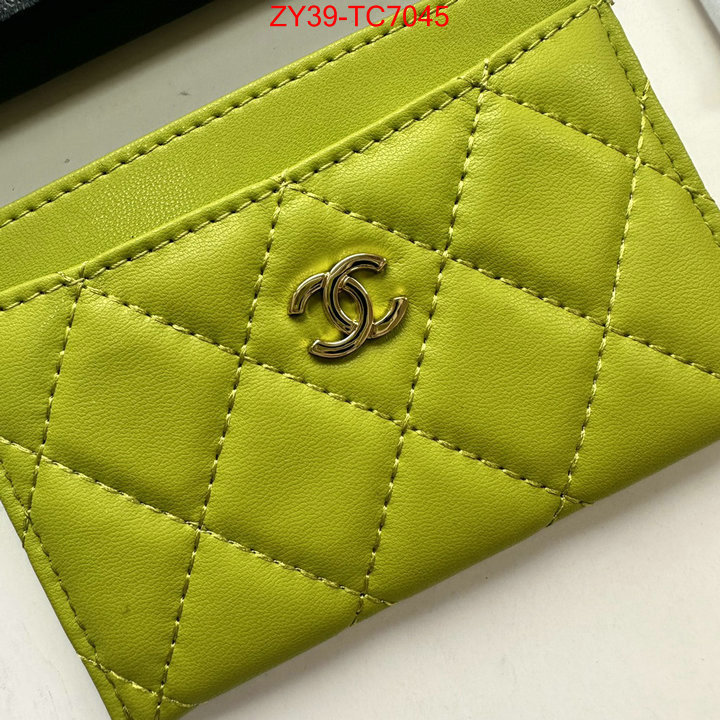 Chanel Bags(4A)-Wallet- top quality replica ID: TC7045 $: 39USD,