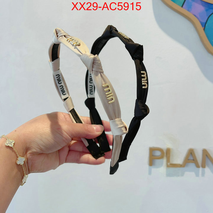 Hair band-MIU MIU replica designer ID: AC5915 $: 29USD