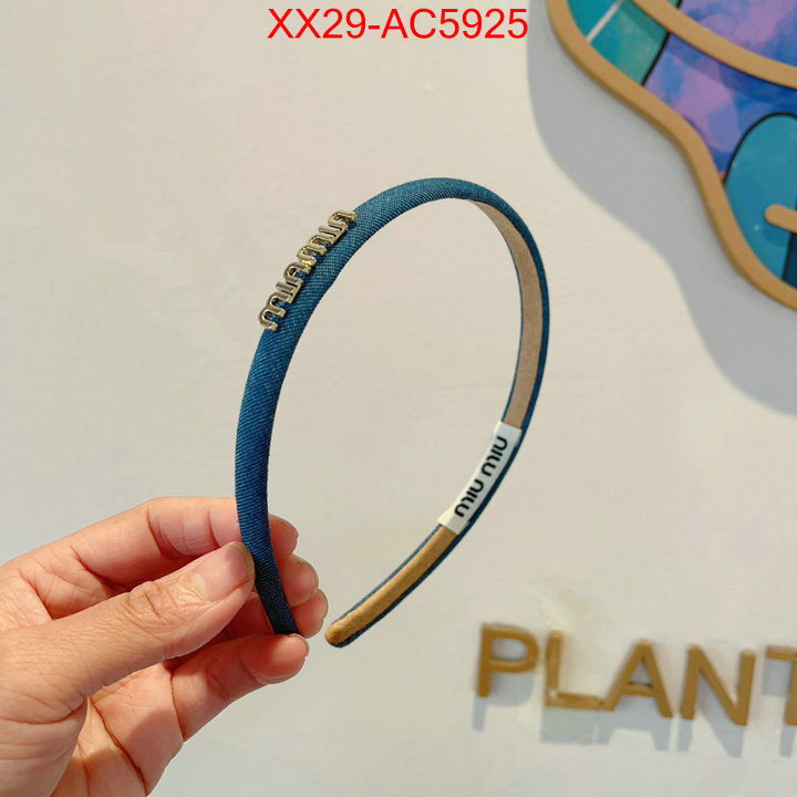 Hair band-MIU MIU buy aaaaa cheap ID: AC5925 $: 29USD