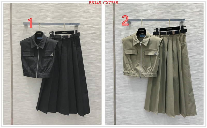 Clothing-Prada wholesale replica shop ID: CX7358 $: 149USD