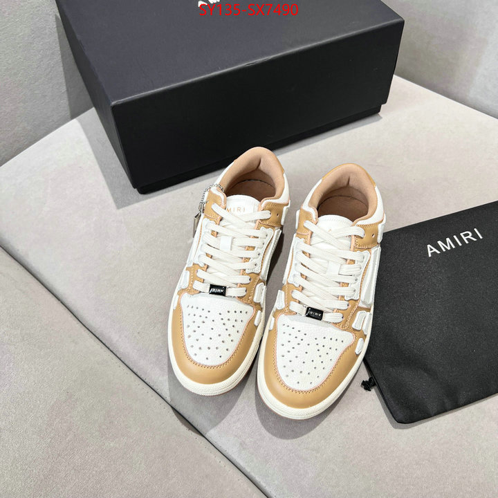 Men Shoes-AMIRI aaaaa+ replica designer ID: SX7490 $: 135USD