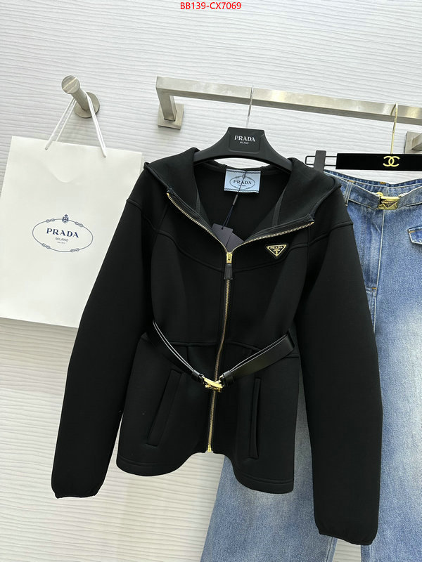 Clothing-Prada shop the best high authentic quality replica ID: CX7069 $: 139USD