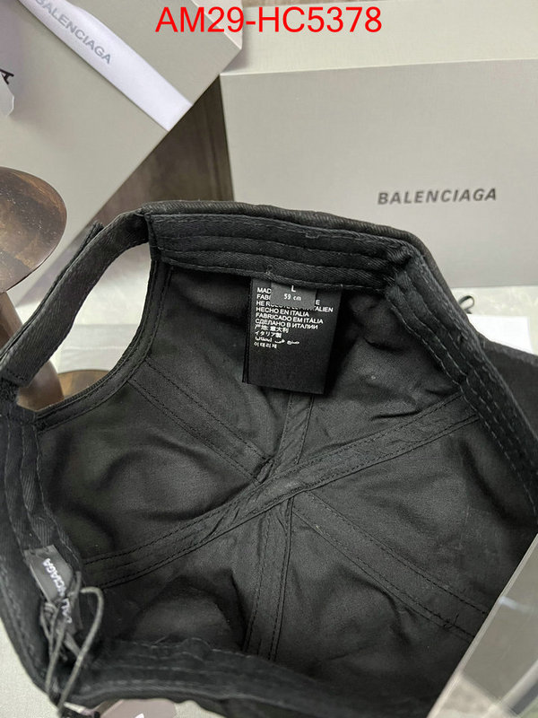Cap(Hat)-Balenciaga best replica new style ID: HC5378 $: 29USD