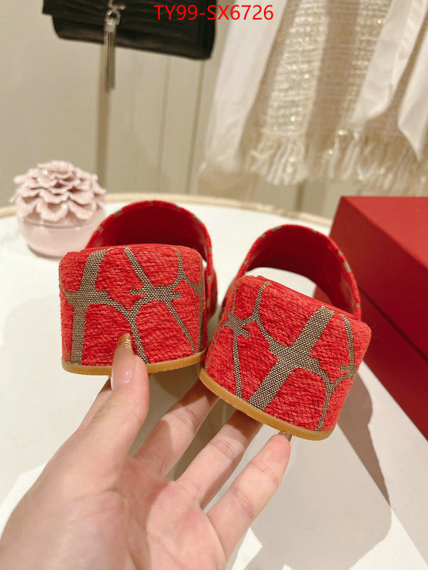 Women Shoes-Valentino buy best quality replica ID: SX6726 $: 99USD