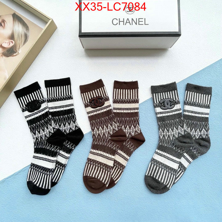 Sock-Chanel how to start selling replica ID: LC7084 $: 35USD