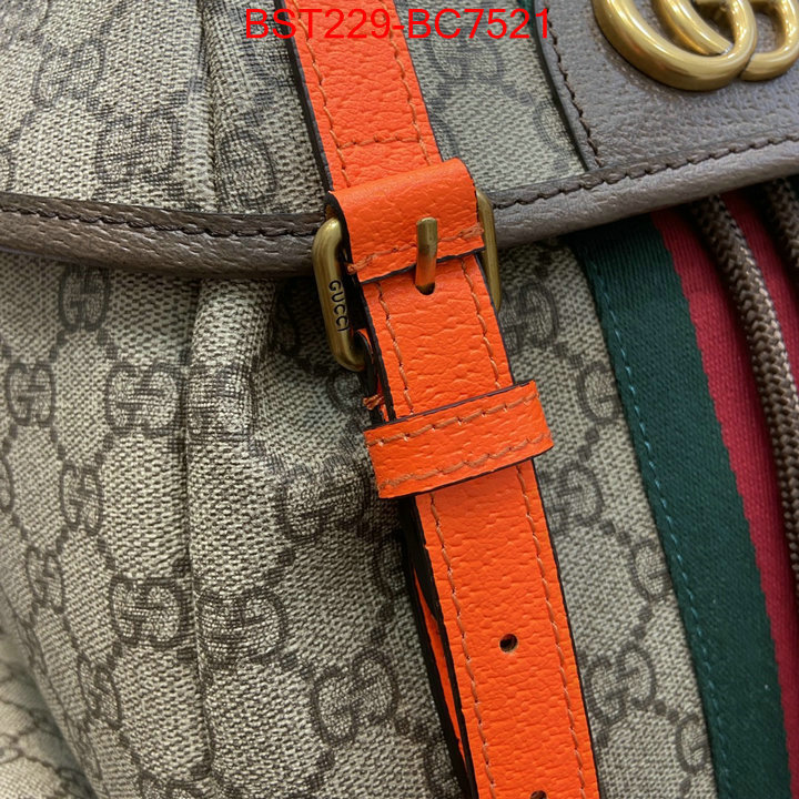 Gucci Bags(TOP)-Backpack- replcia cheap from china ID: BC7521 $: 229USD,