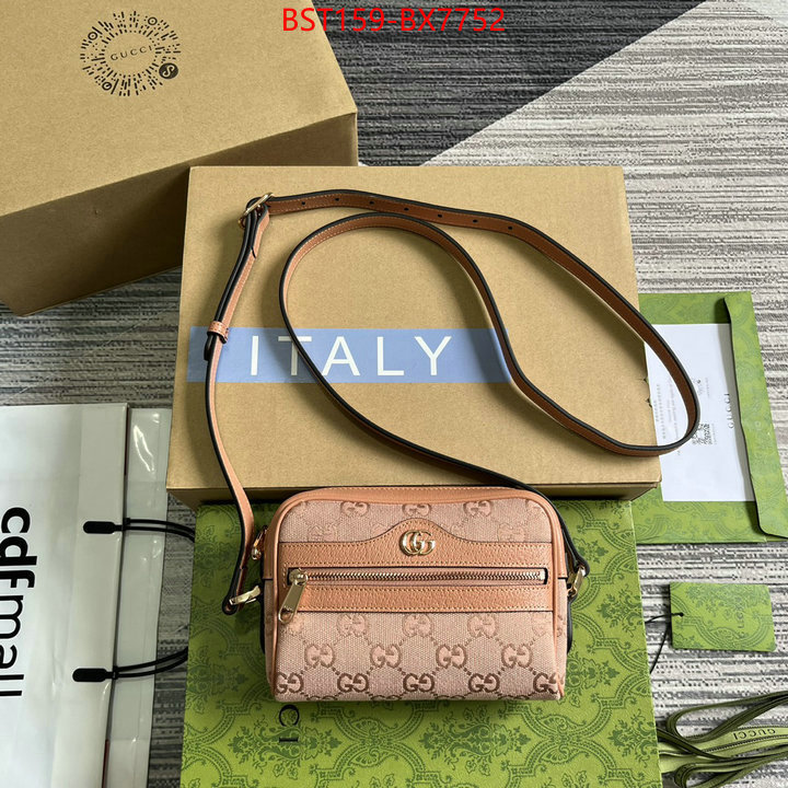 Gucci Bags(TOP)-Diagonal- luxury fashion replica designers ID: BX7752 $: 159USD,