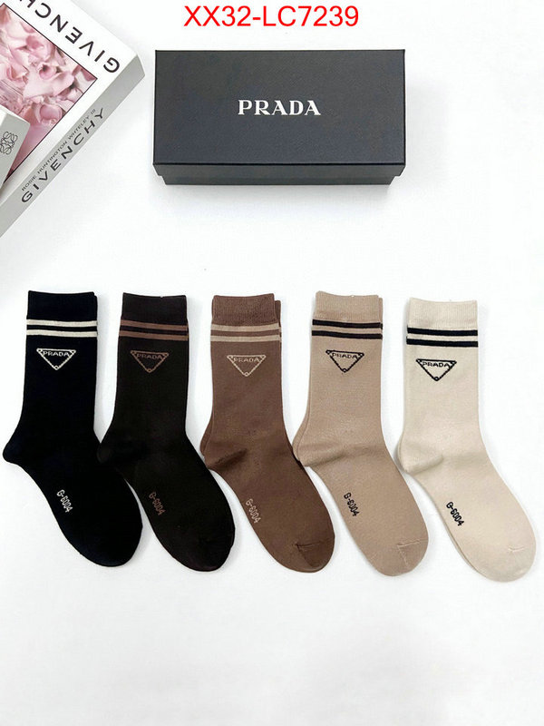 Sock-Prada buying replica ID: LC7239 $: 32USD