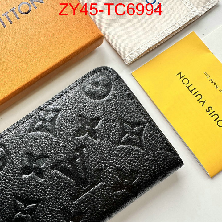 LV Bags(4A)-Wallet 1:1 replica ID: TC6994 $: 45USD,