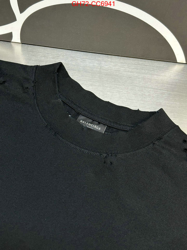 Clothing-Balenciaga designer wholesale replica ID: CC6941 $: 72USD