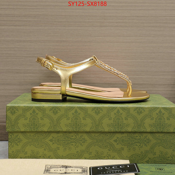 Women Shoes-Gucci outlet 1:1 replica ID: SX8188 $: 125USD