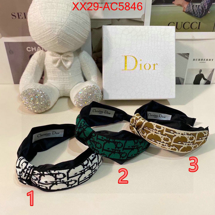 Hair band-Dior mirror copy luxury ID: AC5846 $: 29USD