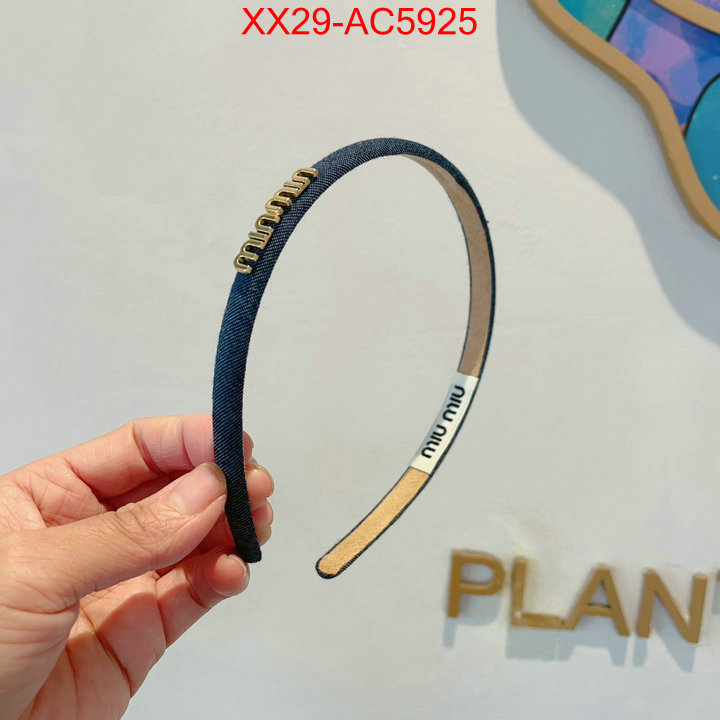 Hair band-MIU MIU buy aaaaa cheap ID: AC5925 $: 29USD