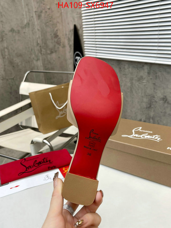 Women Shoes-Christian Louboutin designer fake ID: SX6947 $: 109USD