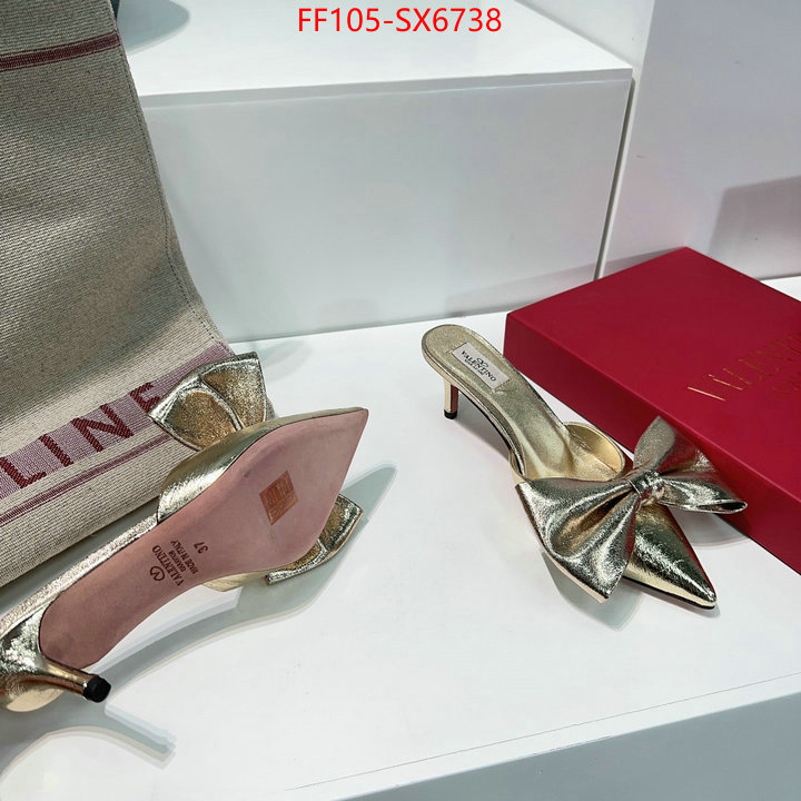 Women Shoes-Valentino perfect quality designer replica ID: SX6738 $: 105USD