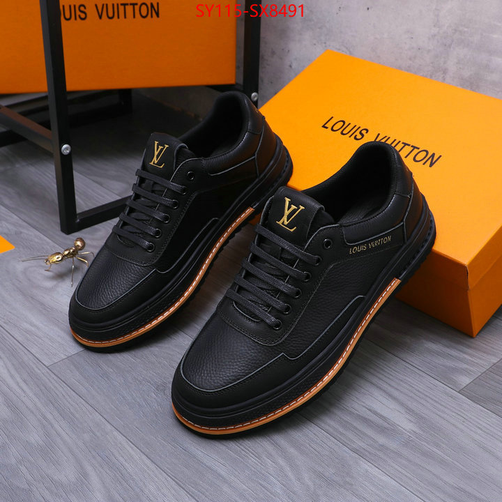 Men Shoes-LV what's the best to buy replica ID: SX8491 $: 115USD