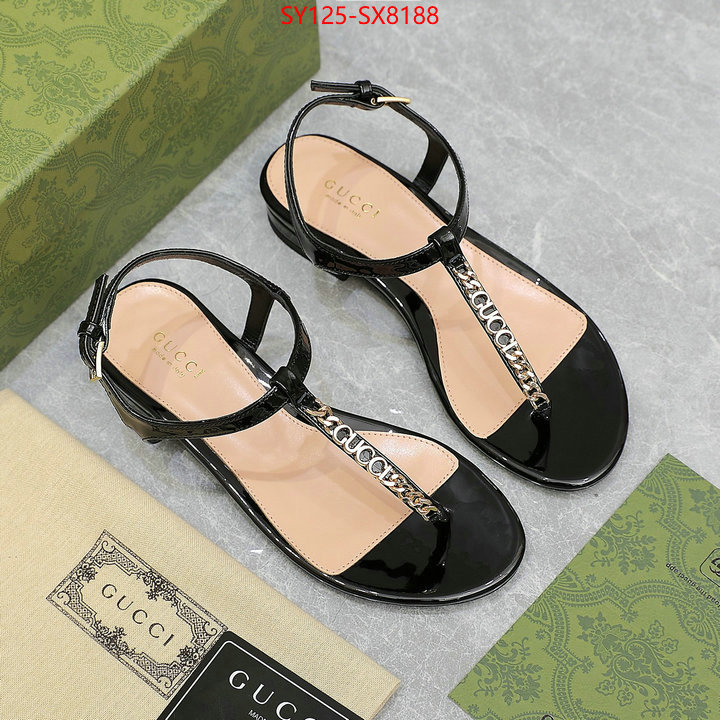 Women Shoes-Gucci outlet 1:1 replica ID: SX8188 $: 125USD