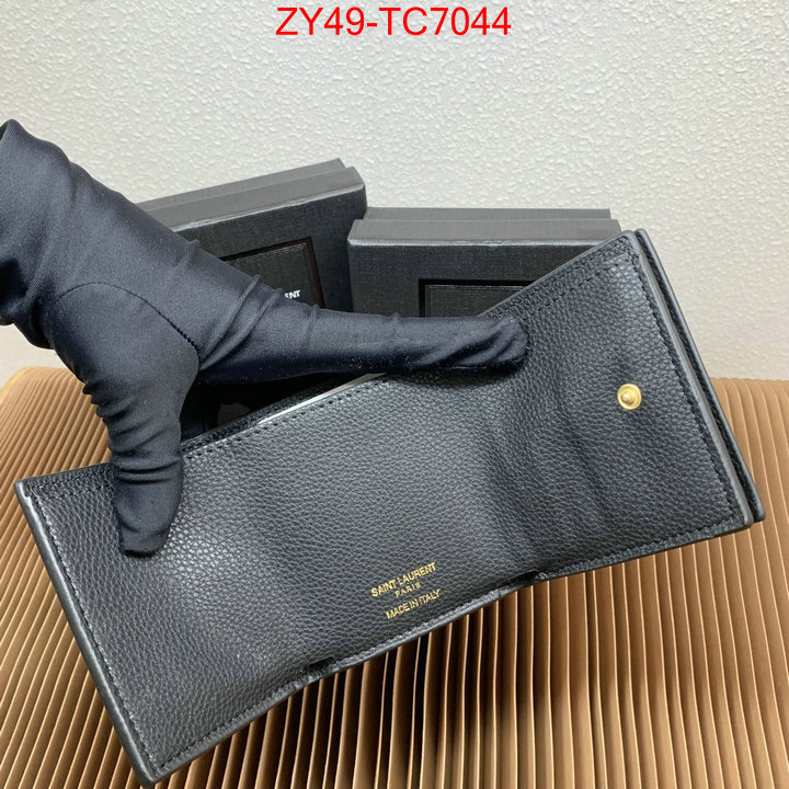 YSL Bags(4A)-Wallet- replcia cheap ID: TC7044 $: 49USD,