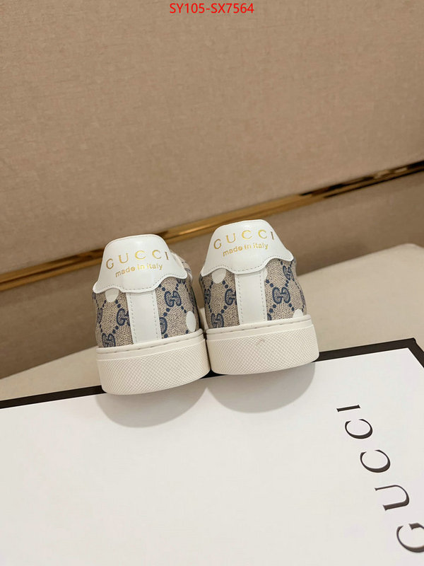 Men Shoes-Gucci can i buy replica ID: SX7564 $: 105USD