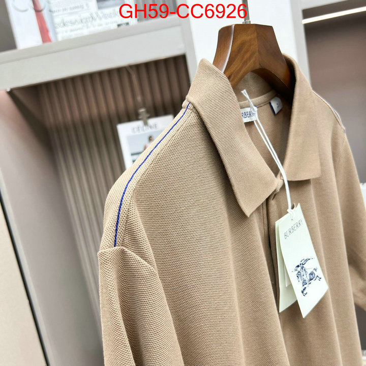 Clothing-Burberry what is top quality replica ID: CC6926 $: 59USD