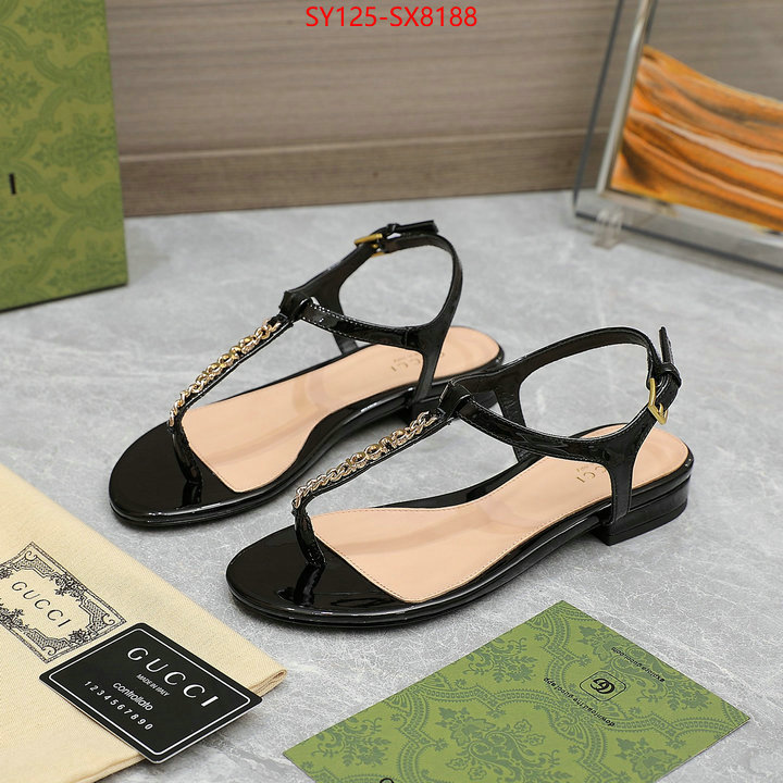 Women Shoes-Gucci outlet 1:1 replica ID: SX8188 $: 125USD