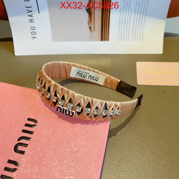 Hair band-MIU MIU buy ID: AC5926 $: 32USD