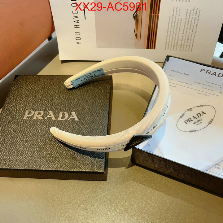 Hair band-Prada luxury fake ID: AC5931 $: 29USD