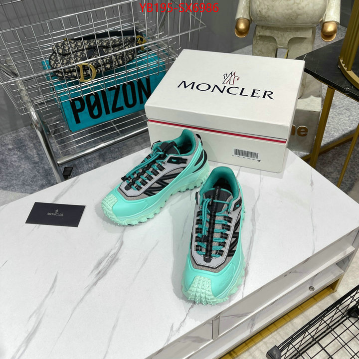 Men Shoes-Moncler buy luxury 2024 ID: SX6986 $: 195USD