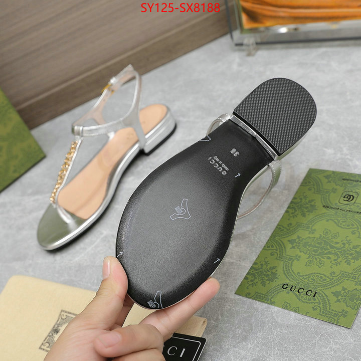 Women Shoes-Gucci outlet 1:1 replica ID: SX8188 $: 125USD