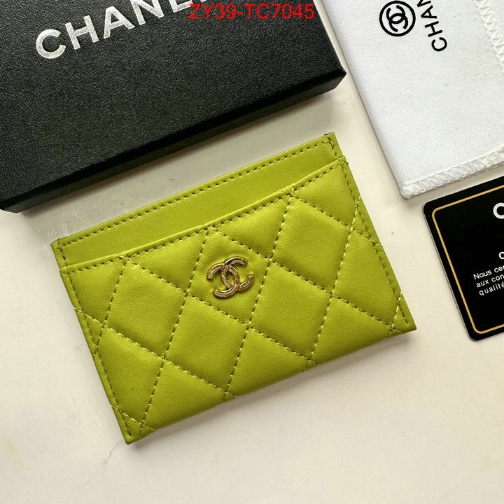 Chanel Bags(4A)-Wallet- top quality replica ID: TC7045 $: 39USD,