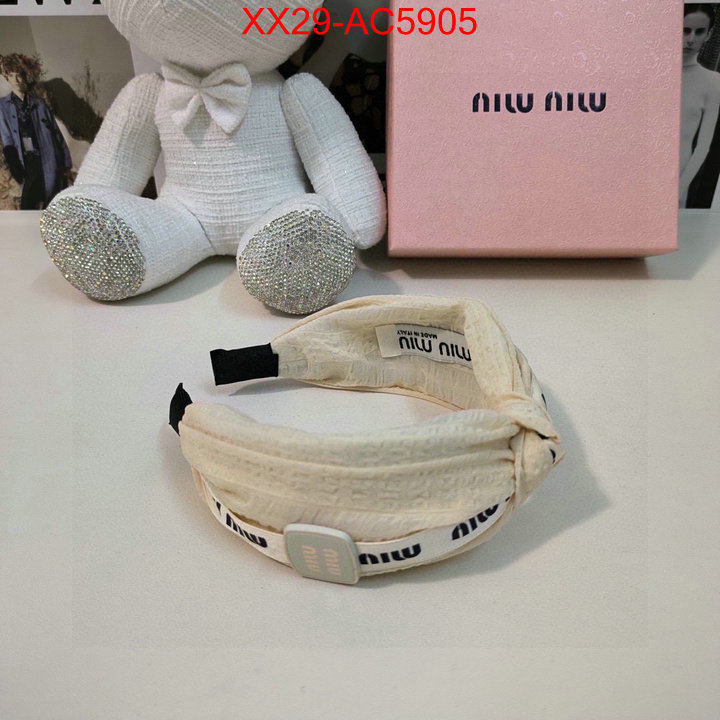 Hair band-MIU MIU 7 star quality designer replica ID: AC5905 $: 29USD