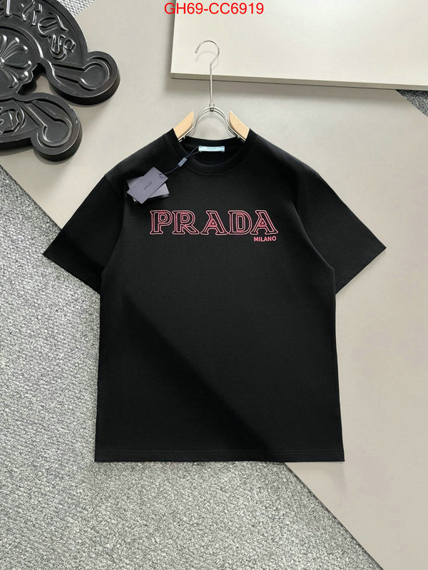 Clothing-Prada replica designer ID: CC6919 $: 69USD