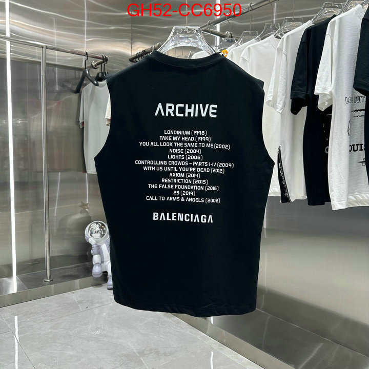 Clothing-Balenciaga designer high replica ID: CC6950 $: 52USD