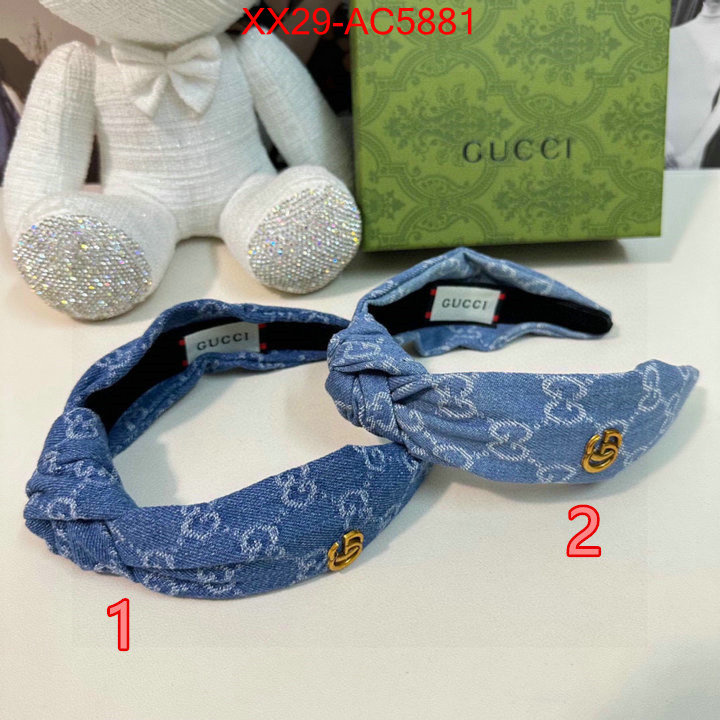 Hair band-Gucci fake ID: AC5881 $: 29USD