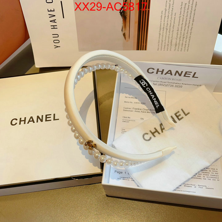 Hair band-Chanel fashion replica ID: AC5817 $: 29USD