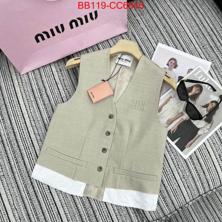 Clothing-MIU MIU the best affordable ID: CC6645 $: 119USD