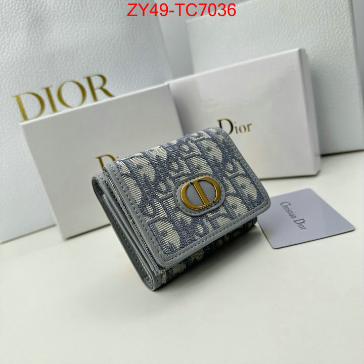 Dior Bags(4A)-Wallet- replica best ID: TC7036 $: 49USD,