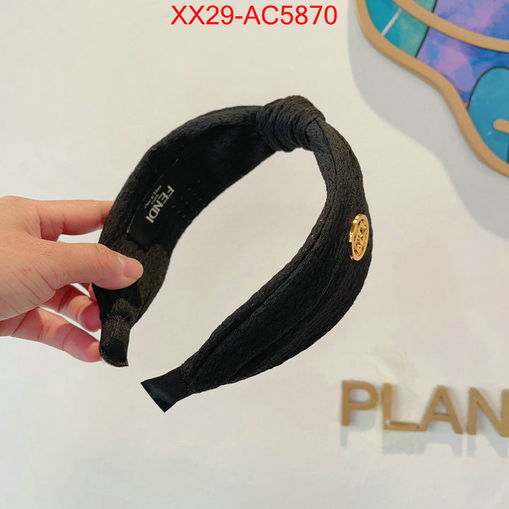 Hair band-Fendi top quality designer replica ID: AC5870 $: 29USD