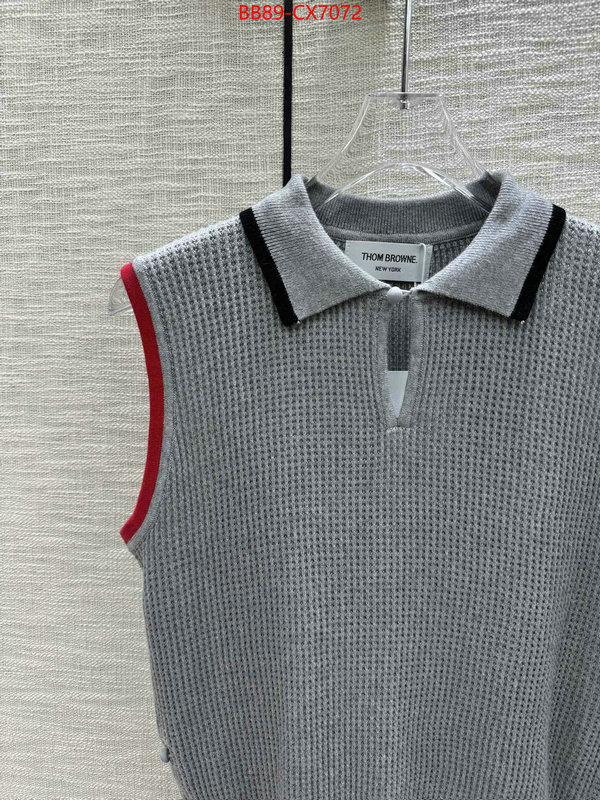 Clothing-Thom Browne for sale cheap now ID: CX7072 $: 89USD