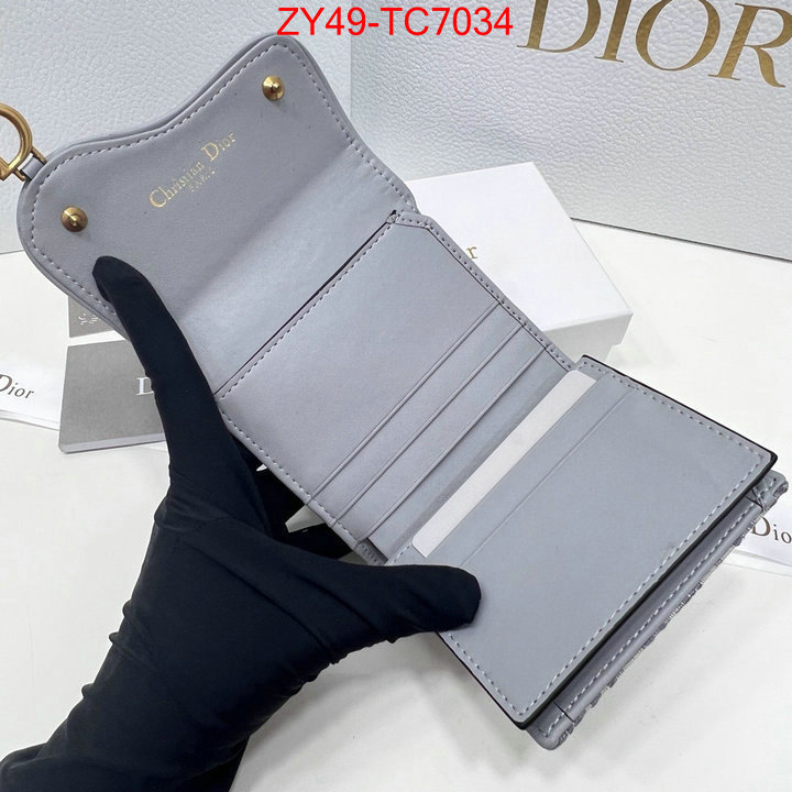 Dior Bags(4A)-Wallet- for sale online ID: TC7034 $: 49USD,