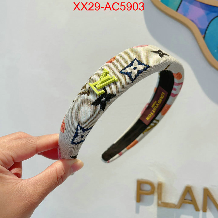 Hair band-LV 7 star quality designer replica ID: AC5903 $: 29USD