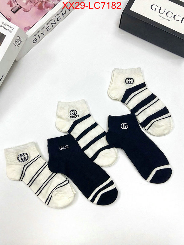 Sock-Gucci replica shop ID: LC7182 $: 29USD